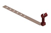 Держатель под черепицу, 450 мм, медь (ND2212CU) / Пластиковый держатель
