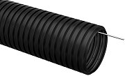 Труба ПНД лёгкая черная с протяжкой D50 ELASTA (CTG20-50-K02-015-1) / Труба гофрированная