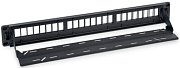 PP-1U-24P-5e-M (201-005) / Патч-панель модульная 19" (1U) 24 порта RJ-45 кат.5е