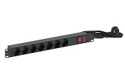 БР-7SCH-16А-Ш-3SCH (130411-02077) / Блок розеток 19"