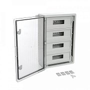 ЩРН-60 IP65 Корпус пластиковый распределительный прозрачная дверь 600х400х200 (PR08.26505) / Корпус пластиковый