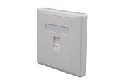 Лицевая панель 1 порт (80х80, Keystone) (10-0333-1) / Лицевая панель