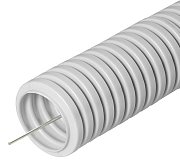FCPL-40-PVC-020-1-GY (11231c) / Труба гофрированная гибкая, лёгкая с протяжкой