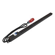 PDU-32AVMS24-18C3-6C9-3P верт.разм.18xC13 6xC19 с сет.мониторин.3х32A EN 60309 2м / Блок розеток