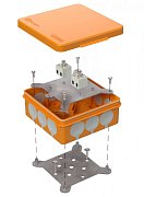 Коробка огнестойкая для о/п двухкомпонентная 60-0303-FR2.5-4 Е15-Е120 100х100х40 Промрукав / Коробка огнестойкая