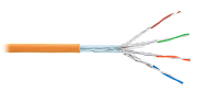 F/FTP 4pair, Cat6a, Solid, In, нг(А)-HF (NMC 4355C-OR) / Кабель «витая пара» (LAN) для структурированных систем связи