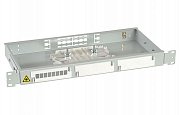 ШКОС-Л-1U/2-8-FC/ST/SC/LC~-(корпус)~ (130308-00016) / Кросс оптический 19"