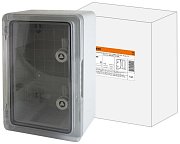 ЩМП-0-4, прозрачная крышка ABS, IP65, 400x300x220 / Бокс пластиковый антивандальный