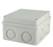 Коробка ОП 110х110х70мм, крышка на винтах, IP55, 8вх., без гермовводов (SQ1401-0824) / Распаячная коробка