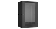 TWC-186045-R-G-BK / Шкаф телекоммуникационный 19" настенный 18U