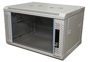 TC6403-06G / Шкаф телекоммуникационный 19" настенный 6U