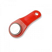 RW 1990 SLINEX (красный) / Ключ электронный Touch Memory с держателем