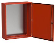 Корпус металлический TITAN 5 ЩМП-100.80.30 1000х800х300 УХЛ1 IP66 RAL3020 красный с монтажной платой (TI5-13-N-100-080-030-66) / Корпус металлический с монтажной платой