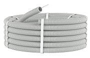 Труба ПП легкая D50, серый (60150) / Труба гофрированная, с зондом
