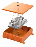 Коробка металлическая огнестойкая 200х200х65 (70-0390-2004-FR2.5-32) / Коробка огнестойкая