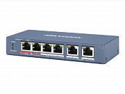 DS-3E0106HP-E / Коммутатор с питанием POE