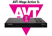 AVT-Mega Active S / 16-ти канальный комплект для передачи AHD/CVI/TVI 5Mp/4Mp/1080p