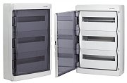 Щиток настенный с дверцей 54 модуля IP65 серый (RB54W6TGD) / Щиток настенный, с клеммным блоком 63А