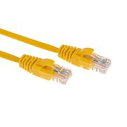 Патч-корд U/UTP, CAT 5e, RJ45-RJ45, 26AWG, LSZH, желтый, 1м  REXANT (02-0105-1) / Патч-корд UTP