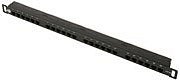 PP0,5U-24P-5e (201-003) / Патч-панель 19" (0,5U) 24 порта RJ-45 кат.5е