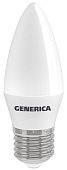 Лампа светодиодная C35 свеча 8Вт 230В 4000К E27 GENERICA (LL-C35-08-230-40-E27-G)