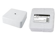 Коробка КР 50х50х20 ОП белая, IP40, с клеммной колодкой (SQ1401-0902) / Распаячная коробка