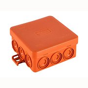Коробка JBL085 85х85х38, 12 вых., 5P (0,15...4мм²) (43565HF) / Коробка монтажная, огнестойкая, без галогена