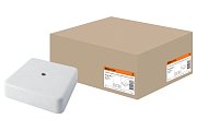 Коробка КР 100х100х29 ОП белая, IP40 (SQ1401-0207) / Распаячная коробка