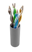 NTSS-IN-UTP4-5Е-PVC-GY кат.5E UTP 4 пары 24AWG PVC внутренний 305м серый