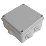 Коробка JBS100 100х100х55, 6 вых, IP55, серая (44007HF) / Коробка монтажная, без галогена