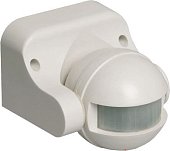 Датчик движения ДД-009 1100Вт 180град 12м IP44 белый (LDD10-009-1100-001)