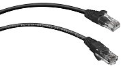 PC-UTP-RJ45-Cat.5e-0.5m-BK (7671c), чёрный / Патч-корд медный