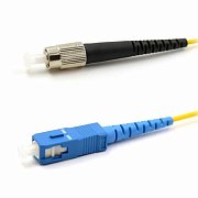 Патч-корд оптический переходной (SM), 9/125 (OS2), SC/UPC-FC/UPC, (Simplex), LSZH, 3м REXANT (50-2802) / Патч-корд оптический