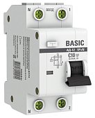 АВДТ АД-12 1P+N 10А 30мА тип АС х-ка C эл. 4,5кА  Basic (DA12-10-30-bas)