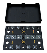 KRA-4 300 Om black (MEC42104) / Коробка на 4 абонента