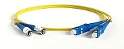 FC-D2-9-FC/UR-SC/UR-H-1M-LSZH-YL / Патч-корд волоконно-оптический SC-FC