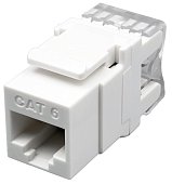 Розеточный модуль Keystone Jack 8P8C (RJ-45) UTP Cat.6 (10-0341)