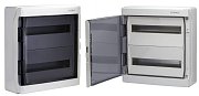 Щиток настенный с дверцей 36 модулей IP65 серый (RB36W6TGD) / Щиток настенный, с клеммным блоком 63А