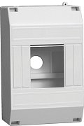 Корпус пластиковый КМПн 1/4 IP20 белый (MKP31-N-04-30-135) / Щиток модульный без дверцы, настенный